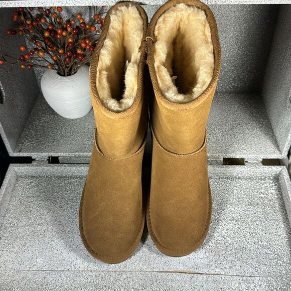 AOMAIS Suede Wool Lined Warm Winter Boots Size 9 - Picture 2 of 8